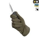Зимові сенсорні тактичні рукавички M-Tac Soft Shell Olive Розмір M (90010001) - зображення 3