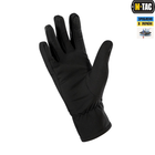 Зимові сенсорні тактичні рукавички M-Tac Soft Shell Black Розмір L - зображення 4