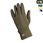 Зимові сенсорні тактичні рукавички M-Tac Soft Shell Olive Розмір M (90010001) - зображення 4