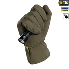 Зимові сенсорні тактичні рукавички M-Tac Soft Shell Olive Розмір M (90010001) - зображення 6