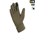 Зимові сенсорні тактичні рукавички M-Tac Soft Shell Olive Розмір XL (90010001) - зображення 5