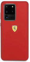 Etui plecki Ferrari Silicone do Samsung Galaxy S20 Ultra Red (3700740473344) - obraz 2