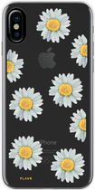 Etui plecki Flavr Real Flower Daisy do Apple iPhone X Clear (4029948066158) - obraz 1