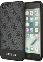 Etui plecki Guess 4G Stripe Collection do Apple iPhone 7/8 Grey (3700740471289) - obraz 1