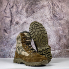 Тактичні жіночі черевики Kindzer шкіряні натуральне хутро 37 олива - зображення 4
