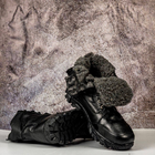 Тактические женские ботинки Kindzer кожаные натуральный мех 40 чёрные - изображение 5