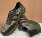 Тактические женские кроссовки кожаные Kindzer 39 олива - изображение 6