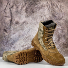 Тактические женские ботинки Kindzer кожаные натуральный мех 40 койот - изображение 7