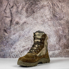 Тактичні чоловічі черевики Kindzer шкіряні натуральне хутро 40 олива - зображення 3