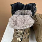 Тактические женские ботинки Kindzer кожаные натуральный мех 37 койот - изображение 3