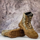 Тактические мужские ботинки Kindzer кожаные натуральный мех 42 койот - изображение 7