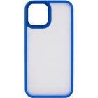 Протиударний TPU+PC Чохол Metal Buttons для Apple iPhone 13 (6.1") Блакитний