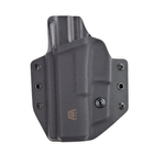 Кобура модель Hit Factor ver.1 для зброї Glock - 17 / 22 / 47, лівша, Black - зображення 1