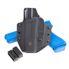 Кобура модель Hit Factor ver.1 для зброї Glock - 17 / 22 / 47, лівша, Black - зображення 5