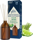 Pałeczki aromatyzujące Glade Aromatherapy Reed Diffuser with Refill Bergamot + Lemongrass 80 ml (5000204227468) - obraz 1