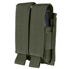 Підсумок для магазинів пістолетних молле Condor Double Pistol Mag Pouch MA23 Ranger Green - зображення 1