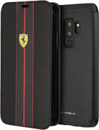 Etui z klapką Ferrari Book do Samsung Galaxy S9 Black (3700740426319) - obraz 1