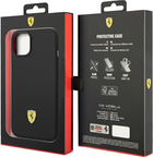 Etui plecki Ferrari Metal Logo Magsafe Ferrari do Apple iPhone 14 Black (3666339068288) - obraz 3