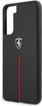 Панель Ferrari Off Track Leather Nylon Stripe для Samsung Galaxy S21 Plus Чорний (3700740496169) - зображення 1