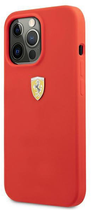 Etui plecki Ferrari Silicone do Apple iPhone 13 Pro Max Red (3666339026905) - obraz 1