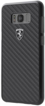 Etui plecki Ferrari Carbon Heritage do Samsung Galaxy S8 Plus Black (3700740399798) - obraz 1