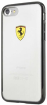 Etui plecki Ferrari Racing Shield do Apple iPhone 7/8 Transparent black (3700740392300) - obraz 1