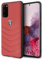 Etui plecki Ferrari Heritage Quilted do Samsung Galaxy S20 Red (3700740473689) - obraz 1