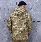 Тактична військова куртка Hanwild мультикам на флісі G8 MultiCam XL (338566) - зображення 3