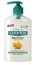 Mydło w płynie Sanytol Nutritious Hand Soap 250 ml (8411135005044) - obraz 1