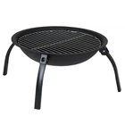 Гриль мангал розкладний вугільний Bo-Camp Firebowl Harrow Black барбекю