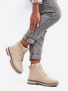 Жіночі зимові черевики низькі Bimena 39 Бежеві (5905677938678) - зображення 3