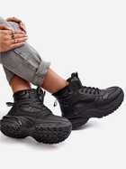 Жіночі зимові черевики низькі Dejana 37 Чорні (5905677938593) - зображення 6