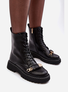 Жіночі черевики високі S.Barski MR870-68 39 Чорні (5905677936698) - зображення 6