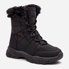 Жіночі зимові черевики високі Vittora 36 Чорні (5905677938227) - зображення 2