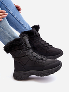 Жіночі зимові черевики високі Vittora 36 Чорні (5905677938227) - зображення 4