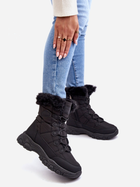 Жіночі зимові черевики високі Vittora 38 Чорні (5905677938241) - зображення 3