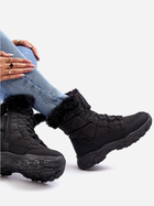 Жіночі зимові черевики високі Vittora 37 Чорні (5905677938234) - зображення 6