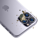 Szkło hartowane 3MK Lens Protection Pro na aparat iPhone 14 Pro/14 Pro Max z ramką montażową (5903108484077) - obraz 3