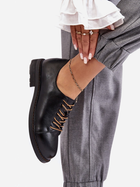 Жіночі туфлі Vinceza Nakera 39 Чорні (5905677937350) - зображення 4