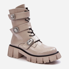 Жіночі зимові черевики високі S.Barski MR870-61 36 Світло-сірі (5905677937268) - зображення 2
