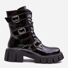 Жіночі зимові черевики високі S.Barski MR870-61 38 Чорні (5905677937169) - зображення 1