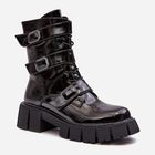 Жіночі зимові черевики високі S.Barski MR870-61 39 Чорні (5905677937176) - зображення 2