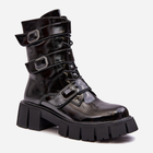 Жіночі зимові черевики високі S.Barski MR870-61 37 Чорні (5905677937152) - зображення 2