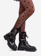 Жіночі зимові черевики високі Nahili 36 Чорні (5905677943719) - зображення 4