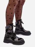 Жіночі зимові черевики високі Nahili 36 Чорні (5905677943719) - зображення 5