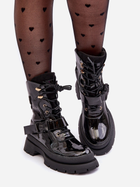 Жіночі зимові черевики високі Nahili 37 Чорні (5905677943726) - зображення 6