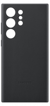 Etui plecki Samsung Leather Cover do Galaxy S23 Ultra Black (8806094770377) - obraz 1