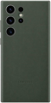 Etui plecki Samsung Leather Cover do Galaxy S23 Ultra Green (8806094770360) - obraz 1