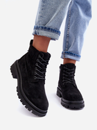 Жіночі зимові черевики високі Alden 39 Чорні (5905677918601) - зображення 3