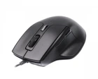 Мышь Maxxter Mc-6B01, проводная, оптическая, эргономичная, 6 кнопок, 2000. DPI, USB, черная
